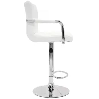 Барный стул Deco SB-042 Экокожа/ Металл/ Белый