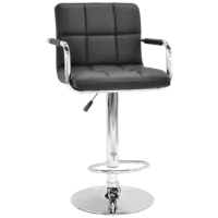 Барный стул Deco SB-042 Экокожа/ Металл/ Черный