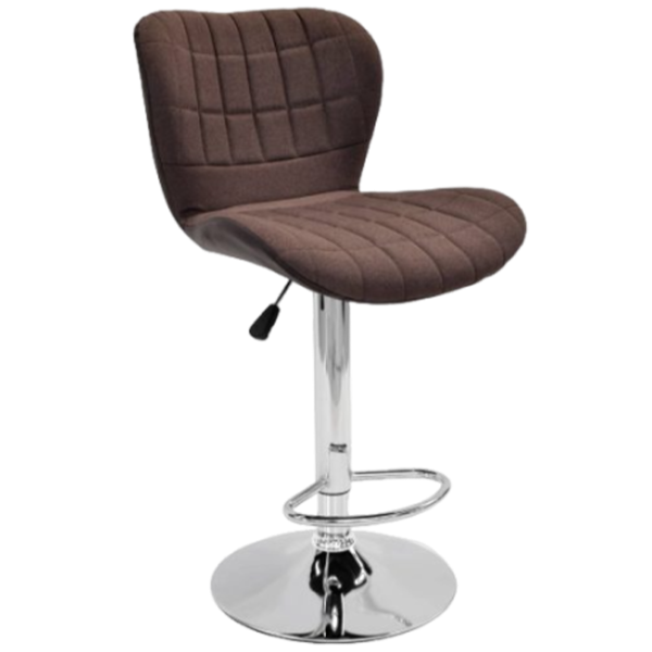 Scaun de bar Deco SB-74 Piele eco/ Metal/ Brown photo 1