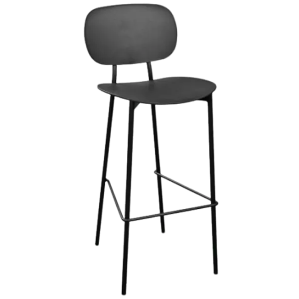 Барный стул Deco Flamingo Металл/ Металл/ Черный photo 1