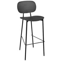 Scaun de bar Deco Flamingo Metal/ Metal/ Black