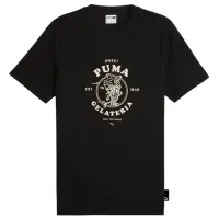 Tricou pentru bărbați Puma Graphics Gelateria Tee 100% bumbac/ Black