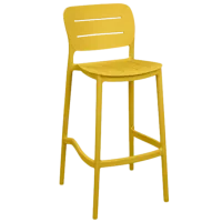 Барный стул Deco Helix Полипропилен/ Полипропилен/ Желтый