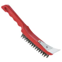 Щетка для гриля BBQ 46607 Металл/ Красный