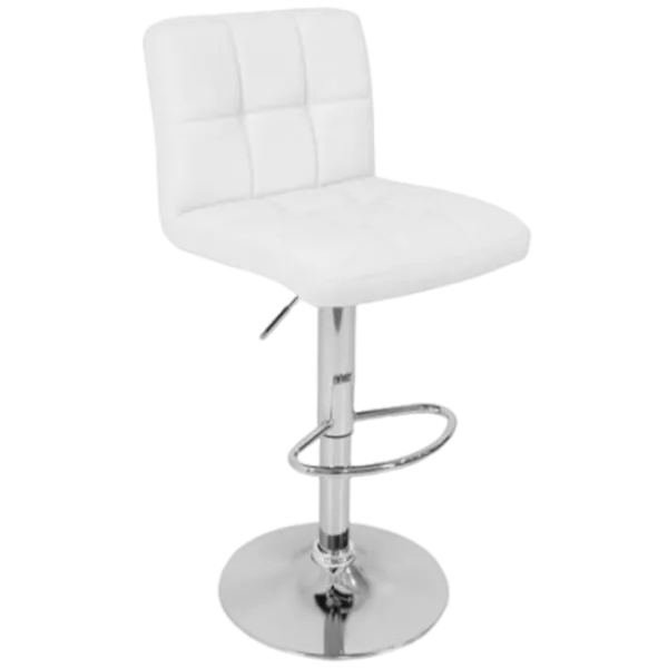 Барный стул Deco SB-043 Экокожа/ Металл/ Белый photo 1 Барный стул Deco SB-043 Экокожа/ Металл/ Белый photo 1