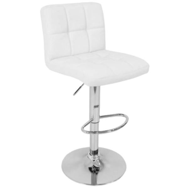 Барный стул Deco SB-043 Экокожа/ Металл/ Белый photo 1 Барный стул Deco SB-043 Экокожа/ Металл/ Белый photo 1