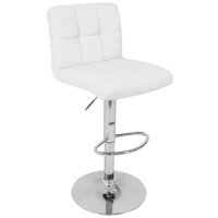 Барный стул Deco SB-043 Экокожа/ Металл/ Белый