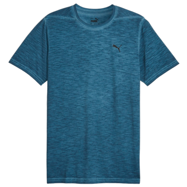 Tricou pentru bărbați Puma M Studio Foundation Wash Tee 65% poliester, 35% bumbac/ Blue photo 1