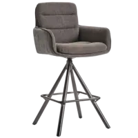 Барный стул Deco Maison B2194 Бархат/ Полиуретан/ Коричневый