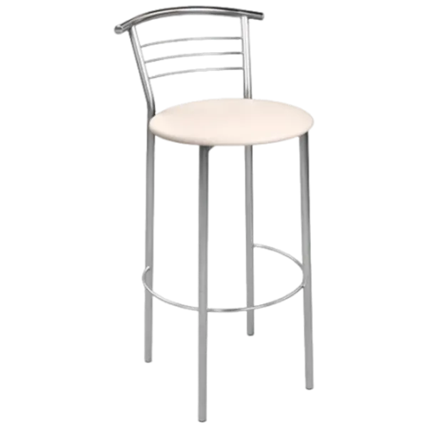 Scaun de bar DecoPrim Marco hoker chrome V-4 Piele eco/ Metal/ Beige photo 1 Scaun de bar DecoPrim Marco hoker chrome V-4 Piele eco/ Metal/ Beige photo 1