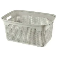 Coș pentru rufe Proff Pearl 30 l/ Plastic/ Pink Gray