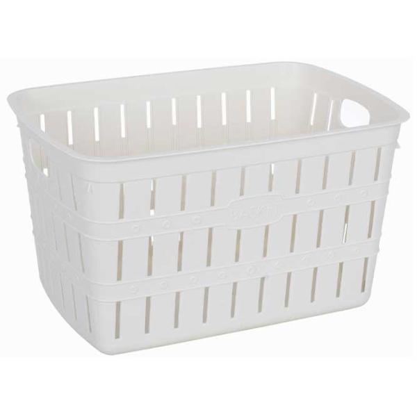 Coș pentru rufe Violet House Bambu 1040 40 l/ Plastic/ White photo 1