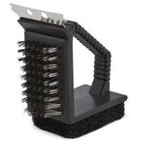Perie pentru grătar BBQ 12051 Metal/ Black