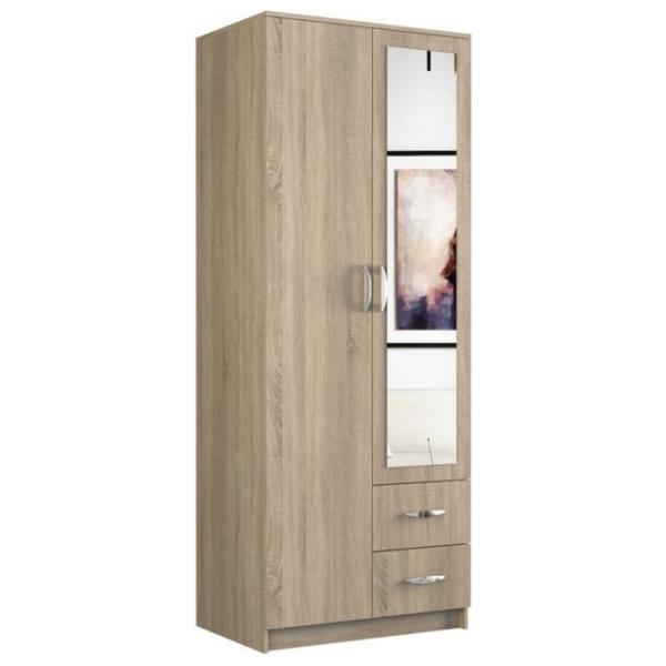 Шкаф Классический TopEshop Romana 80 x 52см x 205 / ЛДСП / Дуб cонома photo 1 Шкаф Классический TopEshop Romana 80 x 52см x 205 / ЛДСП / Дуб cонома photo 1