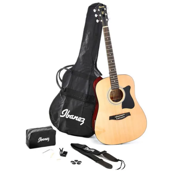 Chitară acustică Ibanez V50NJP-NT GUITAR SET 4/ 4, Dreadnought, Natural photo 1