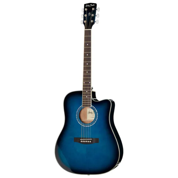 Chitară electro-acustică Harley Benton D-120CE TB 4/ 4, Dreadnought, Blue photo 1