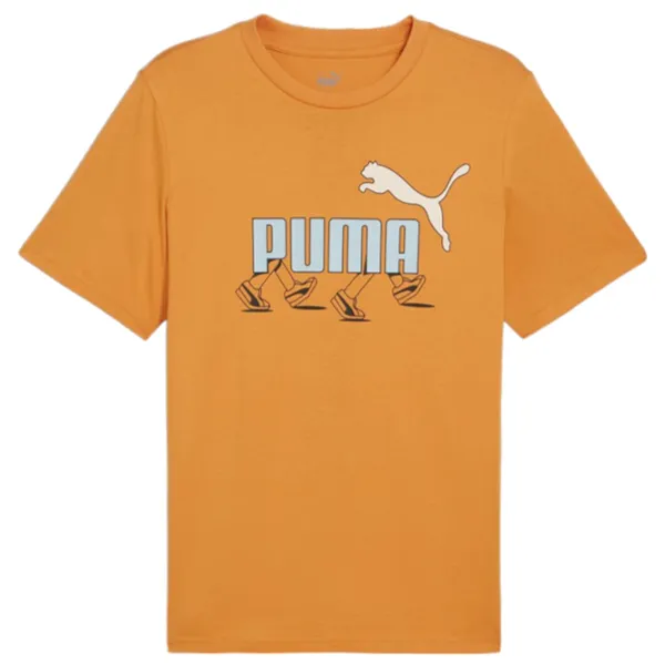Футболка для мужчин Puma Graphics Sneaker Tee 100% хлопок/ Goldenrod photo 1
