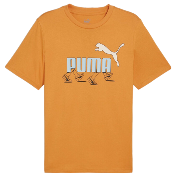Футболка для мужчин Puma Graphics Sneaker Tee 100% хлопок/ Goldenrod photo 1