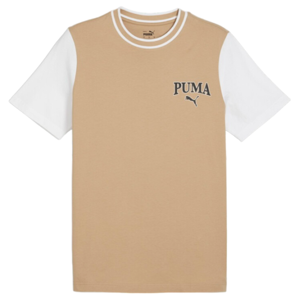 Tricou pentru bărbați Puma Squad Graphic Tee 80% bumbac , 20% poliester/ Prairie Tan photo 1