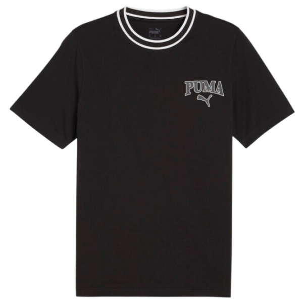 Tricou pentru bărbați Puma Squad Graphic Tee 80% bumbac , 20% poliester/ Black photo 1