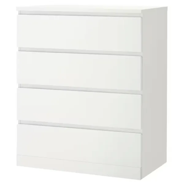 Comodă Ikea Malm 100 x 80 x 48/ PAL/ Alb photo 1