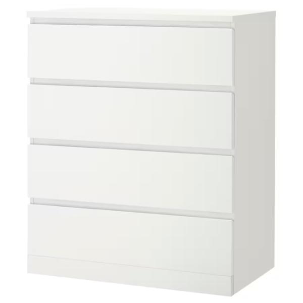 Comodă Ikea Malm 100 x 80 x 48/ PAL/ Alb photo 1