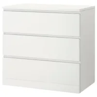 Comodă Ikea Malm 78 x 80 x 48/ MDF/ Alb