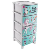 Comodă Polite TRN077 94 x 37 x 44/ Plastic/ Multicolor