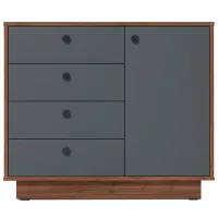 Comodă Fabrik Home Alister 85 x 98 x 39/ LPAL/ Antracit