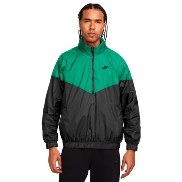 Ветровка для мужчин Nike Nk Wr Anorak Jkt Демисезонная/ Чёрный Зелёный photo 1