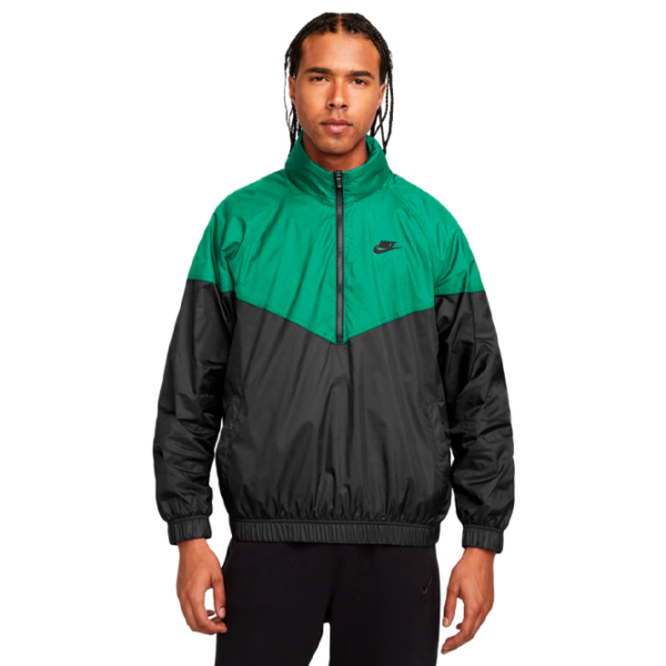 Ветровка для мужчин Nike Nk Wr Anorak Jkt Демисезонная/ Чёрный Зелёный photo 1