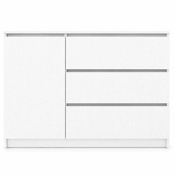 Комод Fabrik Home Havana 86см x 120см x 38.5см/ ЛДСП/ Белый ясень photo 1