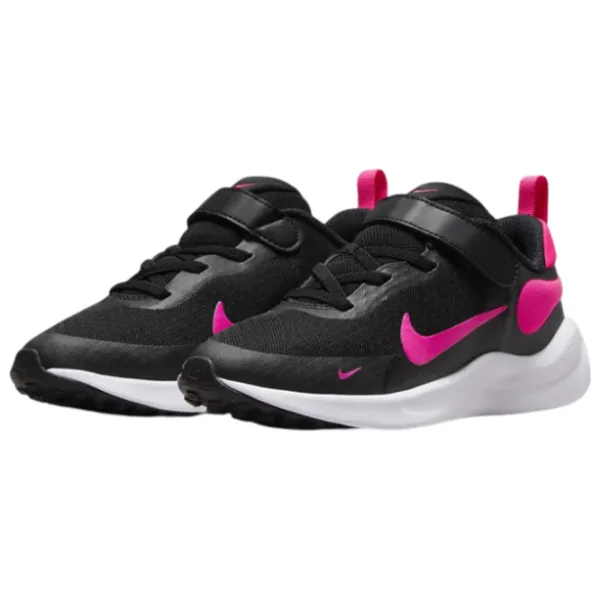 Кроссовки для девочек Nike Revolution 7 Демисезон/ Черный photo 1