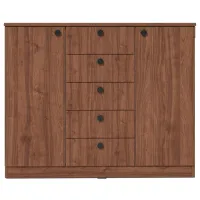 Comodă Fabrik Home Techno 90 x 110 x 40/ LPAL/ Nuc pietros