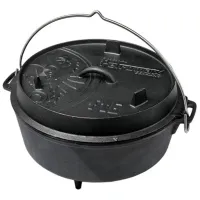 Котел Petromax Dutch Oven ft 6 with base 5.5л / Чугун / Черный