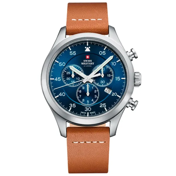 Ceas de mână pentru bărbați Swiss Military SM34076.06 Cuarț/ 43 mm photo 1 Ceas de mână pentru bărbați Swiss Military SM34076.06 Cuarț/ 43 mm photo 1