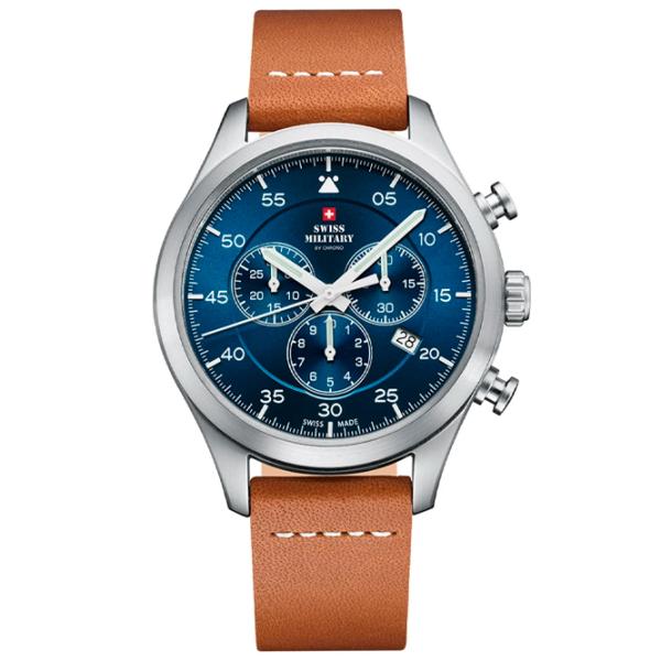 Ceas de mână pentru bărbați Swiss Military SM34076.06 Cuarț/ 43 mm photo 1 Ceas de mână pentru bărbați Swiss Military SM34076.06 Cuarț/ 43 mm photo 1