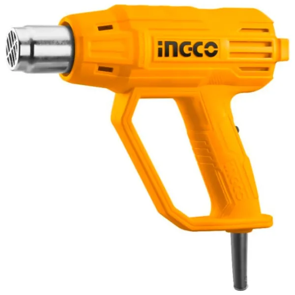 Строительный фен INGCO HG2000385 2000 Вт/ Желтый photo 1