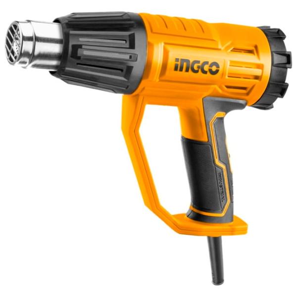 Строительный фен INGCO HG200047 2000 Вт/ Желтый photo 1