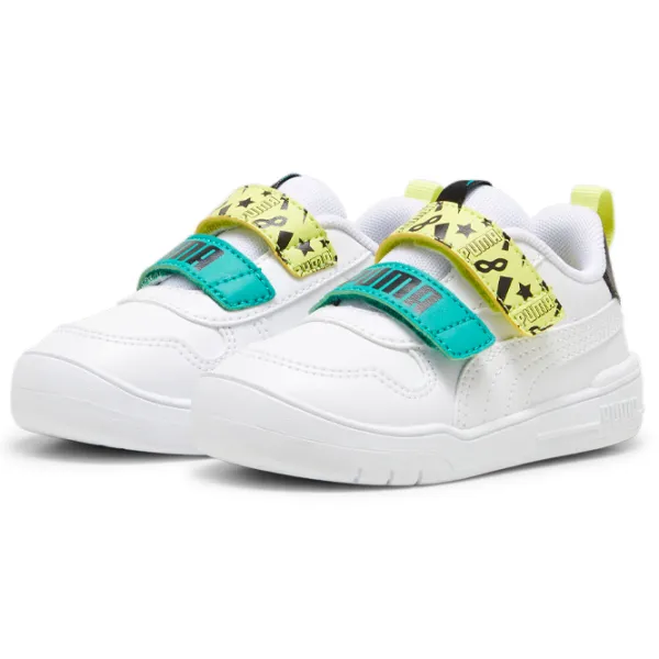 Adidași pentru băieți Puma Multiflex Slmasked Hero V Inf Primăvară - vară/ White photo 1