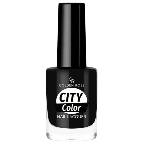 Lac de unghii Golden Rose City Color 10.2 ml/ Black photo 1