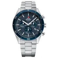 Ceas de mână pentru bărbați Swiss Military SM34079.02 Cuarț/ 43 mm