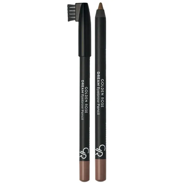 Creion pentru sprâncene Golden Rose Dream Eyebrow Pencil maro-gri photo 1 Creion pentru sprâncene Golden Rose Dream Eyebrow Pencil maro-gri photo 1