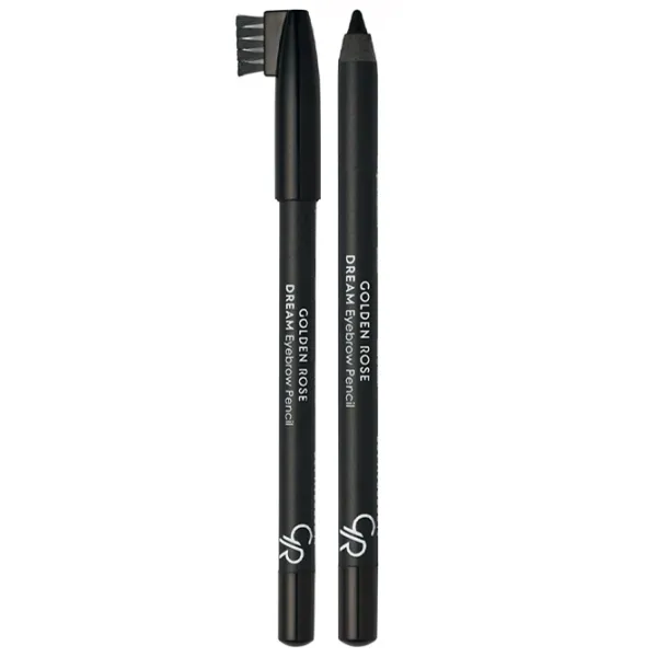 Creion pentru sprâncene Golden Rose Dream Eyebrow Pencil Black photo 1 Creion pentru sprâncene Golden Rose Dream Eyebrow Pencil Black photo 1