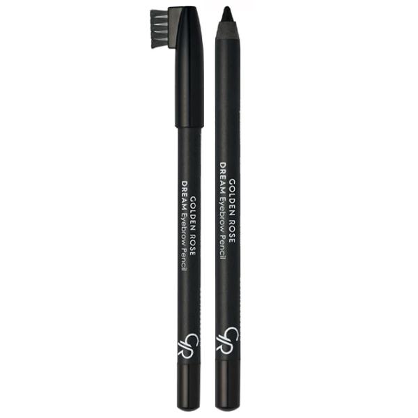 Creion pentru sprâncene Golden Rose Dream Eyebrow Pencil Black photo 1 Creion pentru sprâncene Golden Rose Dream Eyebrow Pencil Black photo 1