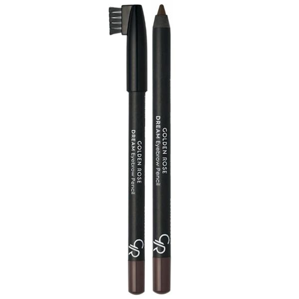 Карандаш для бровей Golden Rose Dream Eyebrow Pencil Тёмно-коричневый photo 1 Карандаш для бровей Golden Rose Dream Eyebrow Pencil Тёмно-коричневый photo 1