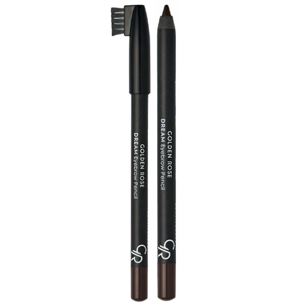 Creion pentru sprâncene Golden Rose Dream Eyebrow Pencil Dark chocolate photo 1 Creion pentru sprâncene Golden Rose Dream Eyebrow Pencil Dark chocolate photo 1
