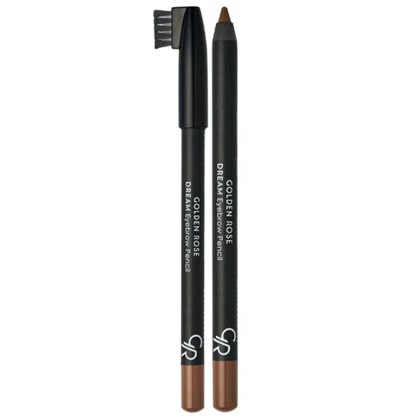 Creion pentru sprâncene Golden Rose Dream Eyebrow Pencil Light Brown photo 1 Creion pentru sprâncene Golden Rose Dream Eyebrow Pencil Light Brown photo 1