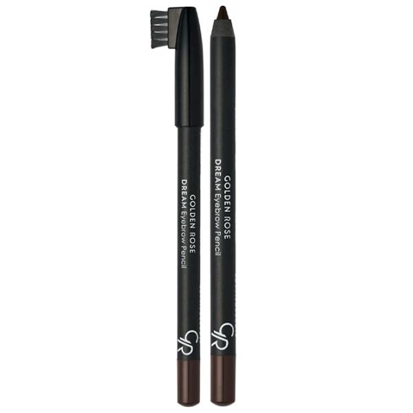 Карандаш для бровей Golden Rose Dream Eyebrow Pencil Тёмно-коричневый photo 1 Карандаш для бровей Golden Rose Dream Eyebrow Pencil Тёмно-коричневый photo 1