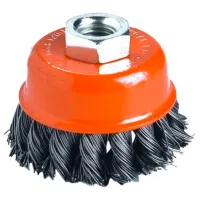 Проволочная чашечная щётка Villager 030490 100 мм